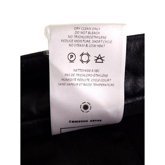 Adyar Leather Brace Trousers Size XL Mens Black NWT - Picture 14 of 16